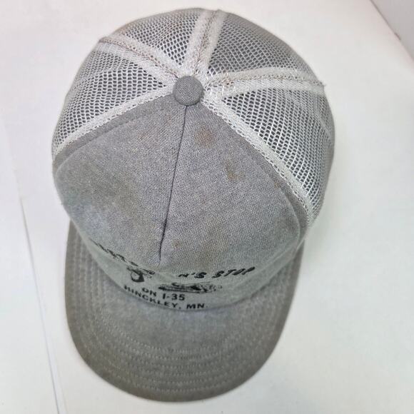 Vintage Sportsmen’s Stop Hinckley MN Trucker Hat Mesh Snapback Cap Foam Rot - Picture 5 of 10